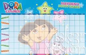 Personalized Dora Potty Chart By Isk3rdesign On Etsy