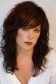 Dark Auburn Semi Wavy Shoulder Length Hair Haircuts For Wavy Hair Dark Auburn Hair Medium Hair Styles
