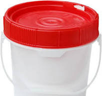Amazon.com: 1 Gallon Bucket Pail with Lid PolyEthylene ...