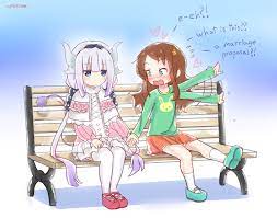 Kanna x Saikawa ( Kobayashi-san-chi no Maid Dragon) | Miss kobayashi's  dragon maid, Kobayashi san chi no maid dragon, Cute animal drawings