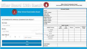 The results will be released on march 16, 2022, . Bihar Board 12th Result 2022 Date Marksheet Download Pdf