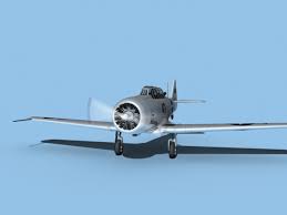Free Snj Harvard North American 3d Model Turbosquid 1489647 In 2020 3d Model North American Military Aircraft