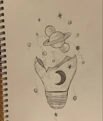 An electric pocket lamp designed drawing. Pin By Tdoortea On Pencil Drawings By Tdoortea Space Drawings Art Drawings Sketches Simple Art Drawings Simple