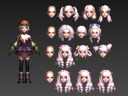 Cute Chibi Girl Anime 3d Model 3ds Max Files Free Download Chibi Girl Cute Chibi Chibi