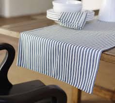 Thatcher Ticking Stripe Table Runner Striped Table Runner Striped Table Ticking Stripe