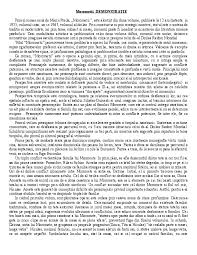 Casa lui marco polo , catedrala sainte. Doc Comentarii Si Caracterizari Limba Romana Bac 1 Andrei Bardas Academia Edu