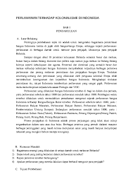Perjanjian ini ditujukan untuk mengatasi konflik yang bermunculan akibat. Doc Perlawanan Terhadap Kolonialisme Di Indonesia Rifani Gelar Haifadila Academia Edu