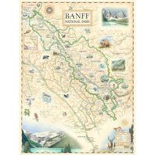 Banff National Park Map Banff Canada Xplorer Maps