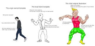 The term has a history of being used by incels and other manosphere groups. Depozit Doza CrÄƒciun Chad Virgin Meme Generator Scrumtips Org