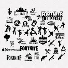 Download Fortnight Svg Bundle Fortnight Dxf Png Fortnight Svg Files Silhouette Craft100days On Artfire