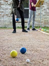 A marked terrain is a rectangle at least 4 metres (13 ft) wide and 15 metres (49 ft) long. Build An Outdoor Bocce Court Hgtv