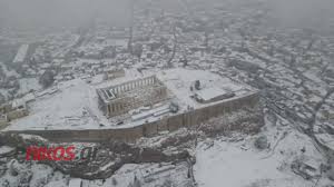 | με το φακο του σταυρου πετροπουλου. Sygklonistiko Binteo Apo Drone H Xionismenh Akropolh Youtube