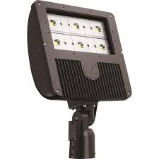 Lithonia Lighting Dark Bronze Led Outdoor Security Flood Light At Menards