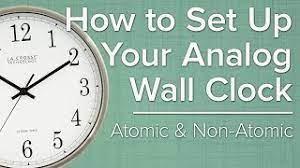 W86111v2 clock pdf manual download. How To Set Up Your Analog Atomic Wall Clock Youtube