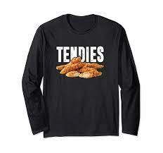 Amazon.com: Chicken Tendies - Funny Dank Chicken Tenders Nuggets Meme Long  Sleeve T-Shirt : Clothing, Shoes & Jewelry