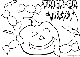 Countess / getty images halloween is going to look different this year. Trick Or Treat Coloring Pages Coloringall