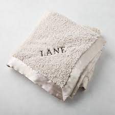Here are some other diy baby gifts ideas that would make the perfect present for any new baby. Grey Baby Blanket With Satin Trim Reviews Crate And Barrel