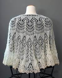 Lace refers to an open fabric that is created by looping, twisting or knitting threads in a specific pattern. Handknit Lace Beaded Shawl In Antique White Shawl Crochet Pattern Lace Knitting Crochet