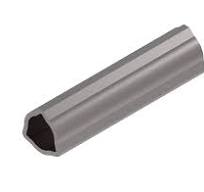 Weasler 59-1/16" x 43.5 MM x 3.4 MM Wall Tri-lobe Profile Tubing 3 & 4  Series Farmer Bob's Parts 600-6343
