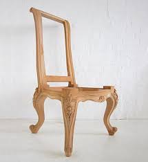Traditional French Dining Chair Shaped High Back Chair Dutch Connection Sillas Muebles En Crudo Sillas De Madera