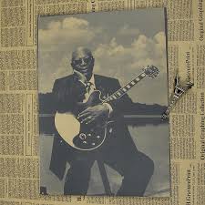 B B King Bruce The King Of Rock Guitar Master Blues Poster Virtuoso Music Charts
