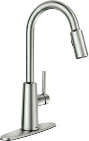 Supply lines, soap/lotion dispenser, and deck plate. Moen Nori Srs Pull Down Kitchen Faucet Canadian Tire
