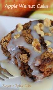 Apple Walnut Cake Recipe Fruit Recipes Delicious Desserts Walnut Cake