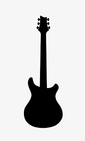 الغيتار صورة ظلية ناقلات المواد Silhouette Vector Dental