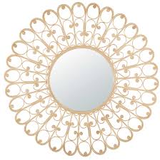 Miroir Rond En Rotin Tresse D130 Maisons Du Monde Rattan Mirror Mirror Round Mirrors