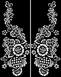 Click On My User Name For More Henna Stencils How To Apply A Template Of Designs Just Stick It On The Stencil Stickers Henna Stencils Henna Tattoo Stencils