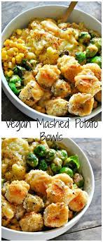Vegan Mashed Potato Bowls Rabbit And Wolves Recipe Vegetarian Vegan Recipes Vegan Dinners Vegan Recipes