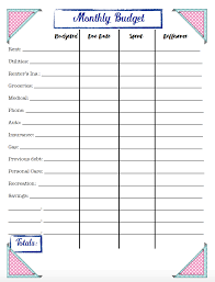 Free Budgeting Printables Expenses Goals Monthly Budget Budgeting Worksheets Free Budgeting Worksheets Printable Budget Worksheet