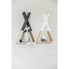 tipi wandplankjes van petite amelie extra groot 55cm hoog kinderkamer slaapkamer kinderen jongens slaapkamer decor