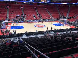 Little Caesars Arena Section 111 Detroit Pistons