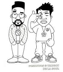 Click on any rapper below to start coloring. Hip Hop Coloring Book Artoyz