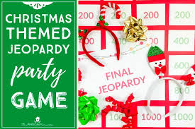 So you're the one who has to come up with the company christmas party ideas this time around. Diy Christmas Themed Jeopardy Party Game The American Patriette