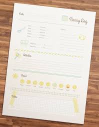 Nanny Log Printable Nanny Log Nanny Binder Babysitter