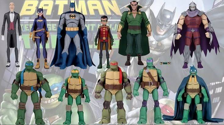 Every Batman vs teenage mutant ninja turtles tmnt comparison list