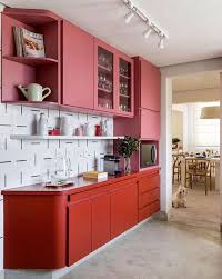 In which, islands are a crucial element when it comes to design a contemporary kitchen. Red Kitchen Design Interior Design Kitchen Stylish Kitchen Kitchen Design Small