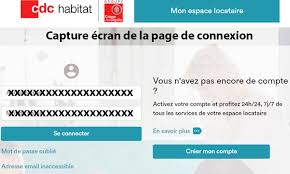 Demander un accès à l'espace locataire. Www Cdc Habitat Com Connexion A Cdc Habitat Mon Espace Locataire