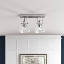 Flush mount lighting for every ceiling. Three Posts Addisyn 2 Light 17 88 Cluster Dome Semi Flush Mount Reviews Wayfair