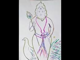 Lord Kartikeya Youtube Very easy line art lord kartikeya,how to draw murugan subramaniyam swamy,kartik thakur drawing. lord kartikeya