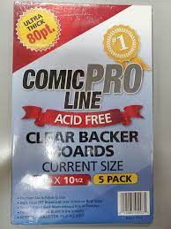 Comic Pro Line Clear Backer Boards Modern Size 80 Pt | ComicHub