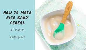 How To Make Baby Rice Cereal Freezer Friendly Baby Foode