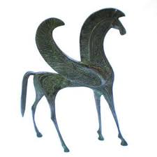 Pegasus Bronze Animal Sculpture Metal Horse Statue Ancient Greek Art Ancient Greece Collectible Gree Ancient Greek Art Bronze Sculpture Animal Greek Art