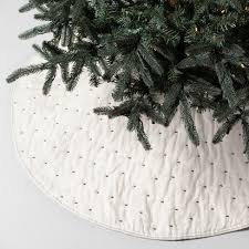 Black And White Christmas Tree Skirt Embroidered Tree Skirt Sour Cream Black Hearth Hand With Magnolia Target Hearth Hand With Magnolia Modern Christmas Tree Skirts Tree Skirts