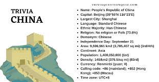 Displaying 22 questions associated with risk. 100 Trivia About China Printable Interesting Facts Trivia Qq