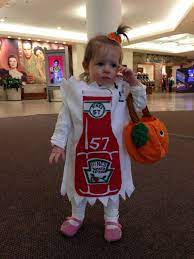 Now You Re Going To Look At Pictures Of My Kid In Costume Ok Diy Costumes Kids Costumes Ketchup Costume