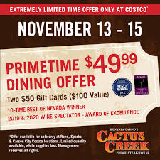 Cactus creek prime steakhouse is situated south of panther valley. Cactus Creek Prime Steakhouse Home Reno Nevada Menu Prices Restaurant Reviews Facebook