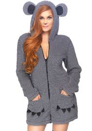 Womens Cuddle Koala Costume